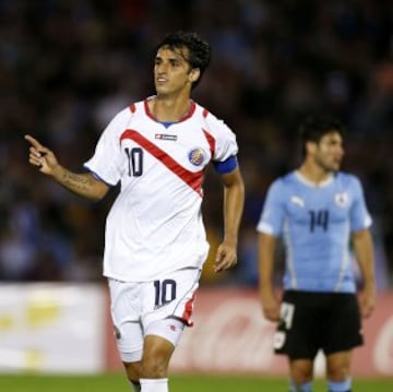 Uruguay y Costa Rica se enfrentaron esta noche en Montevideo, en un duelo que terminó igualado 3-3.