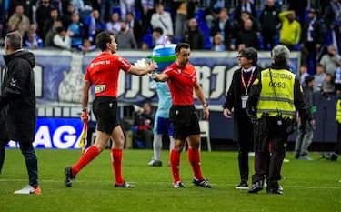 La Rosaleda, casi indemne tras el escupitajo en el Málaga-Huesca