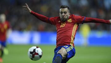 Jordi Alba: "Vamos todos a una..."