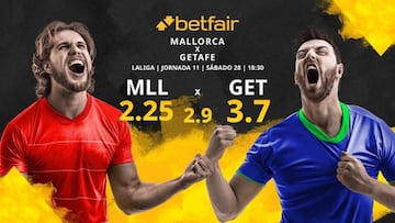 RCD Mallorca vs. Getafe CF: horario, TV, estadísticas, clasificación y pronósticos