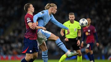 Así fue el gol número 40 de Haaland en Champions League