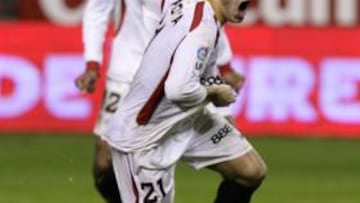<b>SU MEJOR DÍA. </b>El 4 de febrero de 2009, Acosta marcó su único gol con el Sevilla. Fue en las semifinales de Copa ante el Athletic.