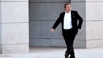 Larrea, a su llegada a la Audiencia Nacional.