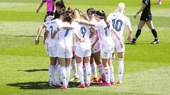 Las jugadoras del Real Madrid. 