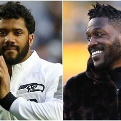 Antonio Brown realiza práctica en conjunto con Russell Wilson
