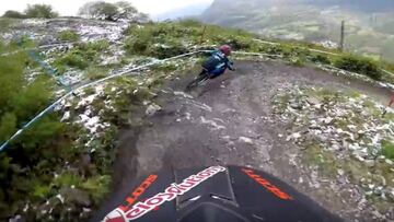 Descenso por el circuito de Lourdes, Copa del Mundo de DH