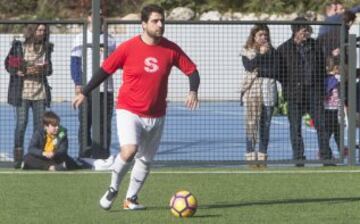 Gonzalo Matallanas. Partido solidario a favor de Fundela (Fundación Española para el Fomento de la Esclerosis Lateral Amiotrófica) jugado en el Liceo Europeo entre amigos de Kiko y amigos de Matallanas 
