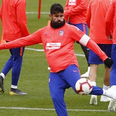 Diego Costa y Morata viajan y jugarán ante el Barça