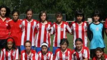 Las chicas del Alevín A del Atlético buscan seguir haciendo historia