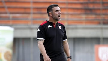 Rueda de prensa Martín Cardetti tras partido Envigado - Santa Fe.