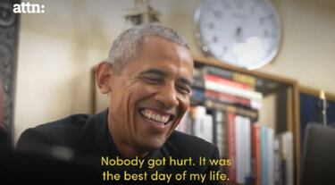 El recital de bromas de Obama en su reunión con Shaq y Charles Barkley