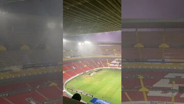 Vídeo: Tormenta eléctrica provoca apagón en el Jalisco y pospone el América vs Atlas