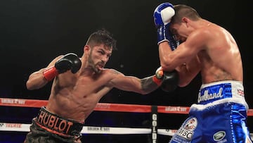 El boxeador venezolano Jorge Linares, durante un combate.