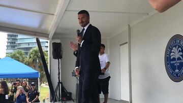 Beckham presenta proyecto de 1 billón de dólares en Miami
