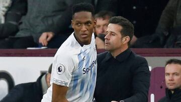 Yerry Mina y sus opciones de ser titular en el final de la Premier