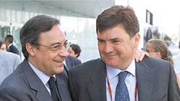 <b>BUENA RELACIÓN</B>. Florentino y Camacho siempre mantuvieron un trato muy cordial.