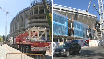 El Bernabéu sigue sus obras a marchas forzadas: impresiona verlo así...