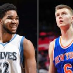 No hay dos sin tres: Porzingis y Towns, novatos del mes