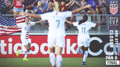 USWNT sigue imponi&eacute;ndose,luego de derrotar 5-0 a la Selecci&oacute;n de Panam&aacute; en su segundo partido del grupo A en el Premundial Femenil de la CONCACAF 2018.