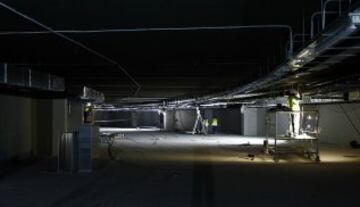 Continúan las obras de la Peineta: avanza el trabajo en los interiores del estadio