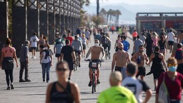 Paseo Mar&iacute;timo de Barcelona.