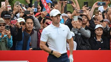 Los aficionados chinos, pendientes de Rory McIlroy