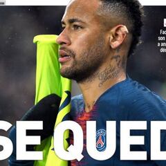 L'Equipe: Neymar le dice al PSG y al Barça que se quedará en París