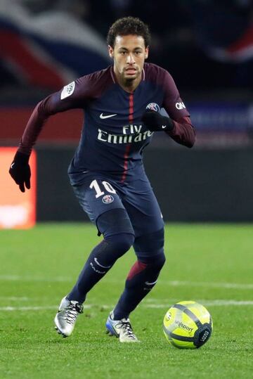 Paris Saint-Germain's Brazilian forward Neymar.