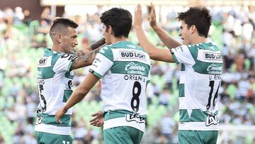 Santos Laguna – Puebla (4-1): resumen del partido y goles