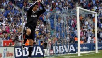 Cristiano celebra su segundo gol.