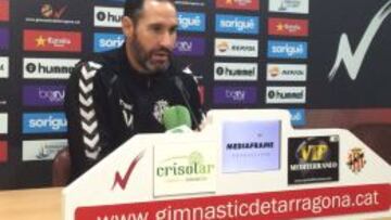 Vicente Moreno, durante la conferencia de prensa.