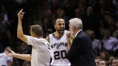 Ginóbili, Splitter y Barbosa, triunfadores de la noche