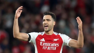 Alineaci¨®n posible del Arsenal en semifinales de la Champions contra el PSG