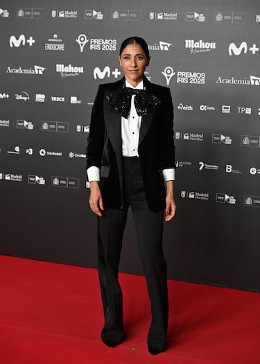 Mariam Hernández posa en la alfombra roja de los Premios Iris 2026 celebrados en Madrid. 
 
 
 