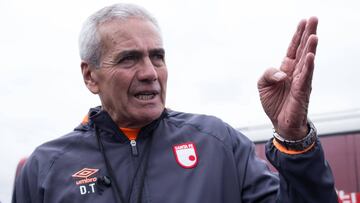 Los números de Gregorio Pérez como entrenador de Santa Fe