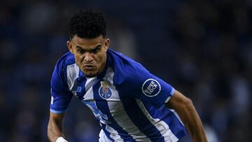 Luis D&iacute;az en un partido del Porto en la Champions League