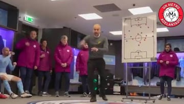 Pep Guardiola y sus charlas técnicas al ritmo de cumbia