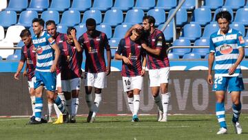 El Extremadura jugó con varios canteranos en A Coruña.