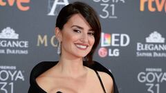 Penélope Cruz a su llegada a la 31ª edición de los Premios Goya