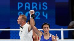 What did Imane Khelif say about the women’s welterweight boxing final?