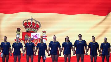 Las jugadoras de España, en una foto de archivo.