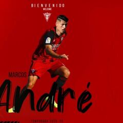El Mirandés ata a Marcos André y confirma la cesión de Sánchez