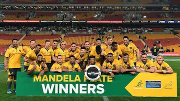 Australia tumba a Sud¨¢frica tras un festival de imprecisiones