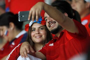 Copa América: belleza y color en el duelo entre Chile y Uruguay