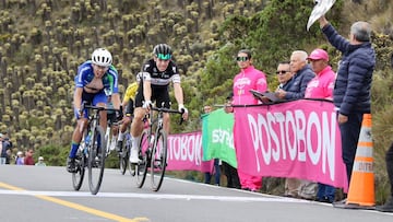 Wilson Peña, ganador de la cuarta etapa de la Vuelta a Colombia 2024.