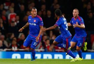 Felipe Pardo hizo gol y asistencia en el Emirates Stadium 