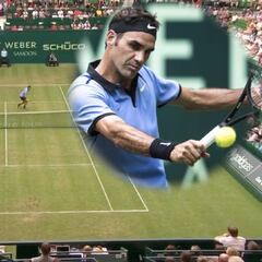 Federer en modo crack... ¡puntazo sin despeinarse!