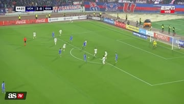 ¡Goleada en el Nacional! La U marca uno de los mejores tantos de la Copa Sudamericana