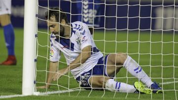 Carlos Ruiz durante un partido con el CD Tenerife.