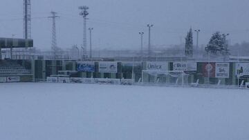 El Gimnástica-Toledo se aplaza por la nieve
